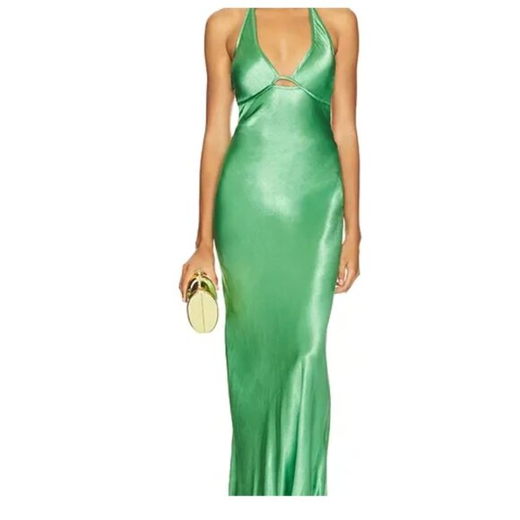 Zariah Dress - Gorgeous Green Apple - Picture 1 of 2